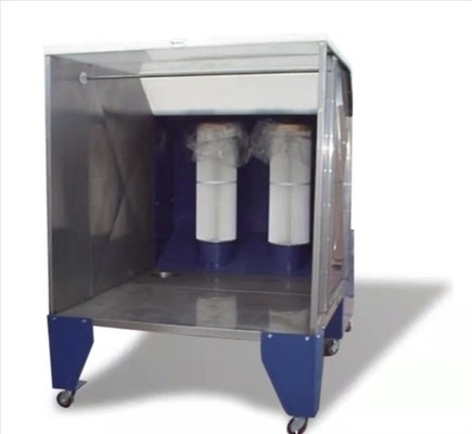Ligne de revêtement en poudre électrostatique de récupération en acier inoxydable