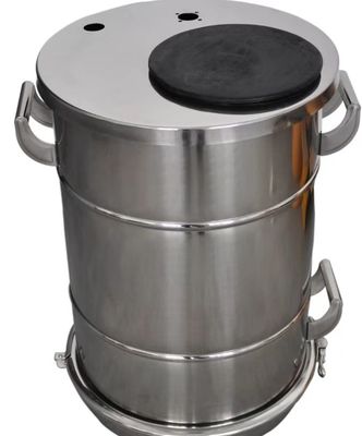 Bonne trémie ronde de scellage de revêtement de poudre de petite couverture