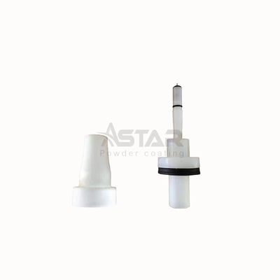 1008257 1008258 pièces de rechange de revêtement de poudre complète ronde du bec NS09 gema