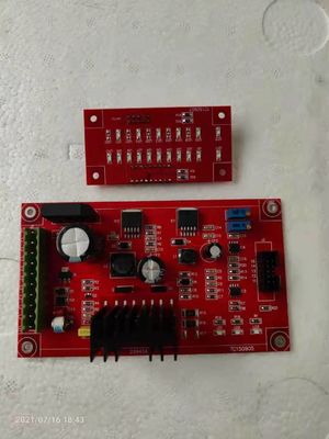Simple ajustez la carte PCB menée de carte de l'affichage 12v au pistolage électrostatique