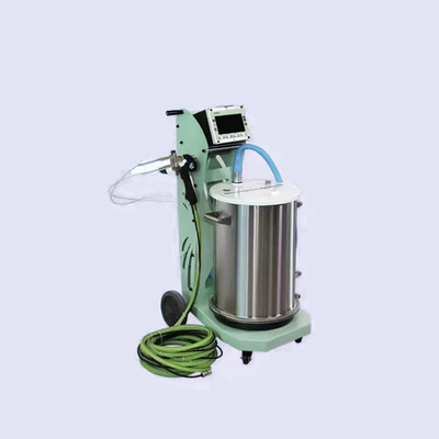 Machine de revêtement électrostatique de poudre d'ISO9001 Sames avec le chariot à trémie de poudre d'arme à feu