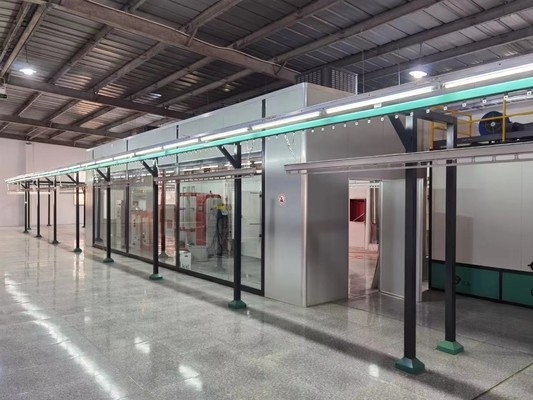 ligne de revêtement automatique de la poudre 40m/Hour pour les forces de défense principale en bois de meubles de plat en bois