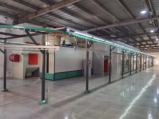 ligne de revêtement automatique de la poudre 40m/Hour pour les forces de défense principale en bois de meubles de plat en bois