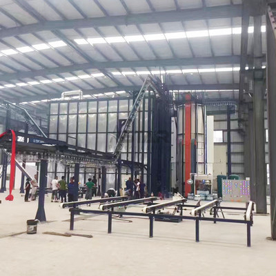 Machine de revêtement en poudre d'aluminium électrostatique automatique