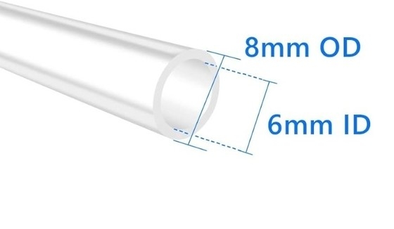 1615026 Tubes de revêtement en poudre de 8 mm x 6 mm claires de 60 pieds pompe HDLV de deuxième génération