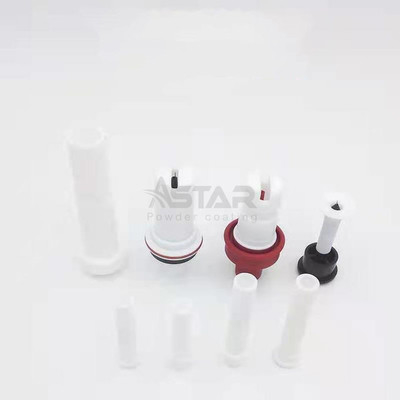 ISO9001 PTFE PTFE insère des pièces détachées revêtues de poudre