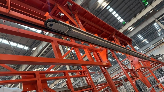 Système de convoyeur sans puissance à profil d'aluminium horizontal
