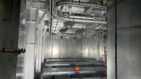Système de convoyeur sans puissance à profil d'aluminium horizontal