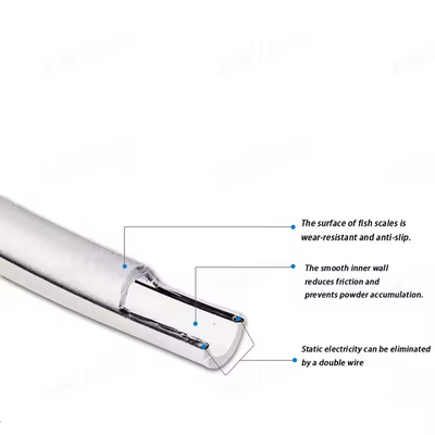 11/16 mm 105139 12/18 mm 1001674 10/15 mm 1001673 POE tuyau de poudre conducteur antistatique OEM personnalisable