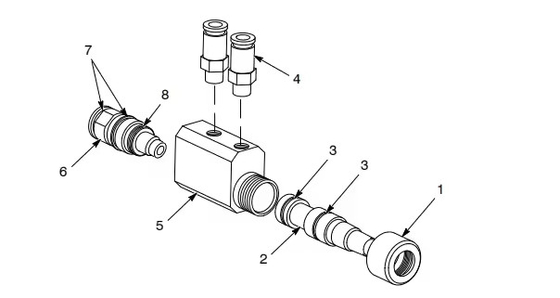 Non OEM 1066891 Pompes à poudre en ligne pour machines à revêtement en poudre Centres d'alimentation en poudre
