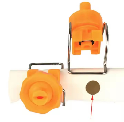 Système de prétraitement industriel Buse de rinçage carrée personnalisable Buse de rinçage avec support OEM