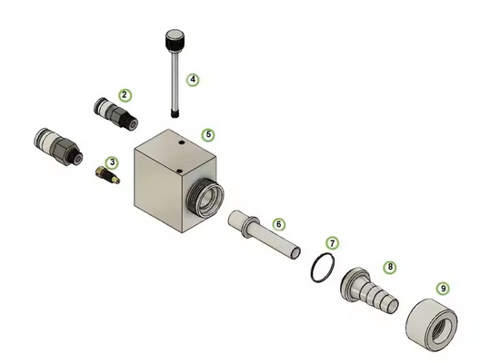 NON OEM AIT60140-85 AIT60140-86 Injecteur GX8000 pour pistolet de revêtement en poudre électrostatique GX131
