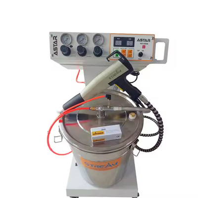 Machine de revêtement par poudre électrostatique 12V pour jantes et substrats en acier