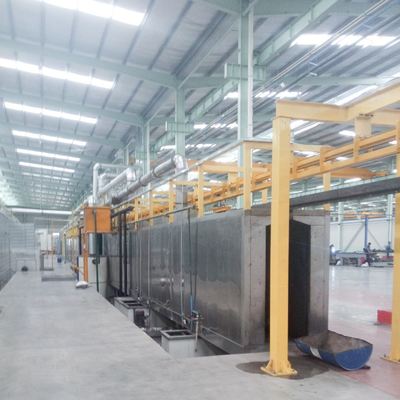 Horizontal Sheet Metal Parts Powder Spraying Coating Line