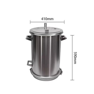 Pour la machine de revêtement en poudre, une trémie de revêtement en poudre fluidisant en acier inoxydable