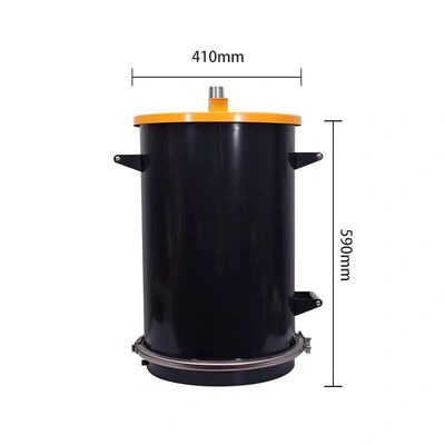 Pour la machine de revêtement en poudre, une trémie de revêtement en poudre fluidisant en acier inoxydable