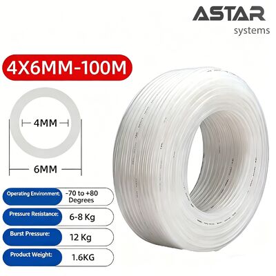 Tuyau de peinture résistant à la corrosion Upe 6*4mm 8*5mm 8*6mm