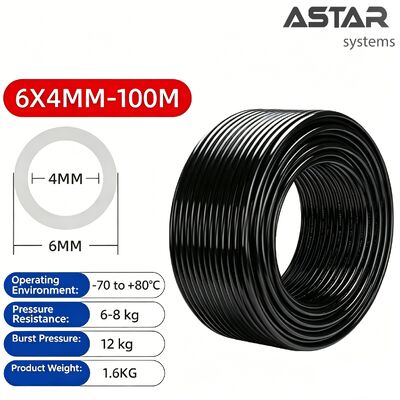 Tuyau de peinture résistant à la corrosion Upe 6*4mm 8*5mm 8*6mm