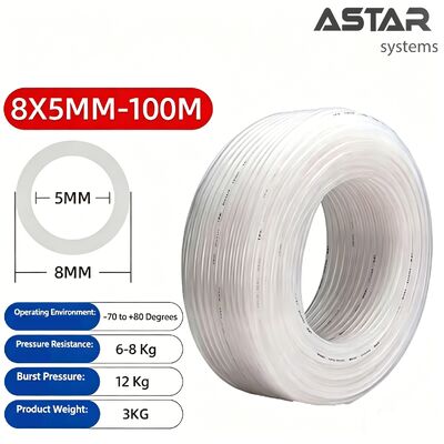 Tuyau de peinture résistant à la corrosion Upe 6*4mm 8*5mm 8*6mm
