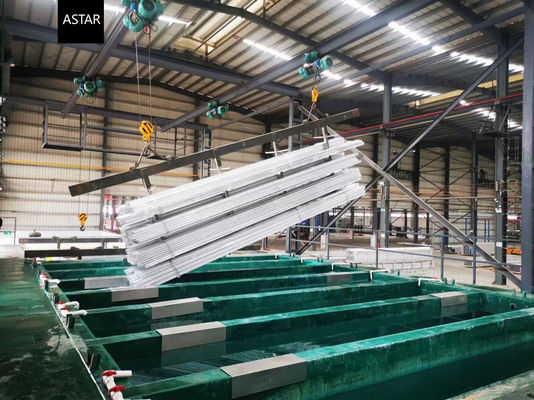 Ligne de revêtement électrostatique de poudre d'usine de traitement préparatoire d'immersion d'OEM