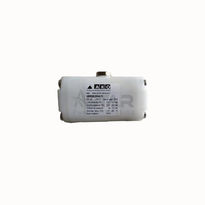 Connexion interne manuelle blanche DN15 de fil de valve de pincement d'AKO VMP015.03XK.71