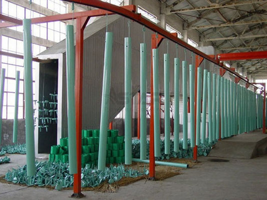 Usine de revêtement électrostatique de poudre de tube en métal