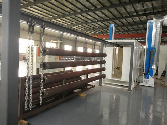 Usine de revêtement électrostatique de poudre de tube en métal