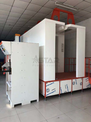 Cabine électrostatique de revêtement de poudre de récupération de cyclone
