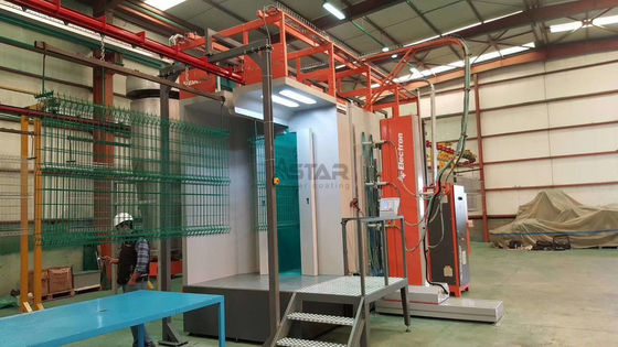 Ligne de revêtement électrostatique automatique de poudre