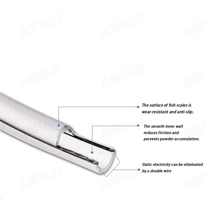 11/16 mm 105139 12/18 mm 1001674 10/15 mm 1001673 POE tuyau de poudre conducteur antistatique OEM personnalisable 1